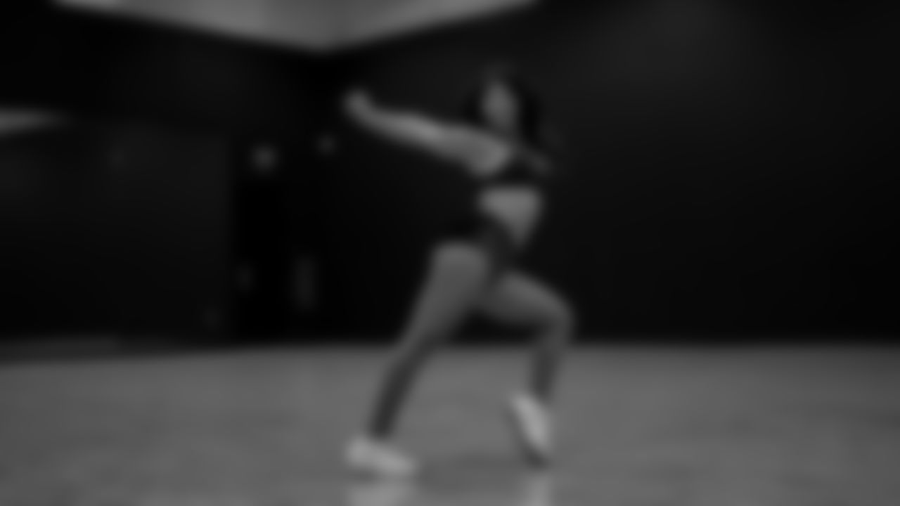 A dancer during a recruitment clinic at The Studio.