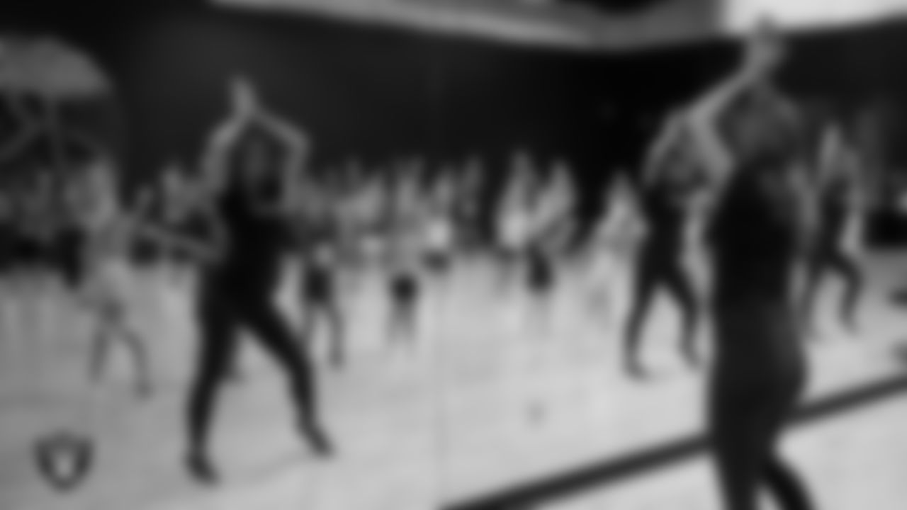 Raiderettes and dancers during day one of summer camp at The Studio.