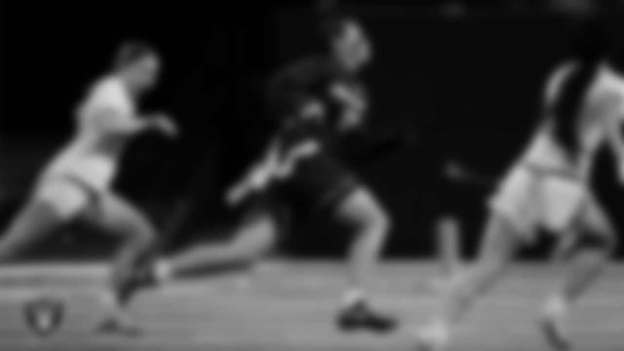 Shadow Ridge High School and Bishop Gorman High School face off in the NIAA 5A Flag Football State Championship game at Allegiant Stadium.