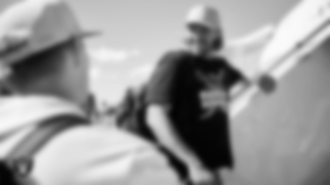 Las Vegas Raiders punter AJ Cole (6) departs for the regular season away game against the Indianapolis Colts.