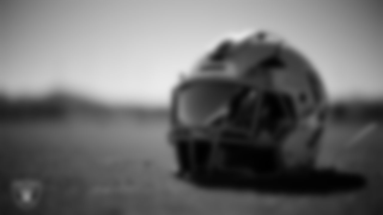 A helmet on the field during practice at Intermountain Health Performance Center.