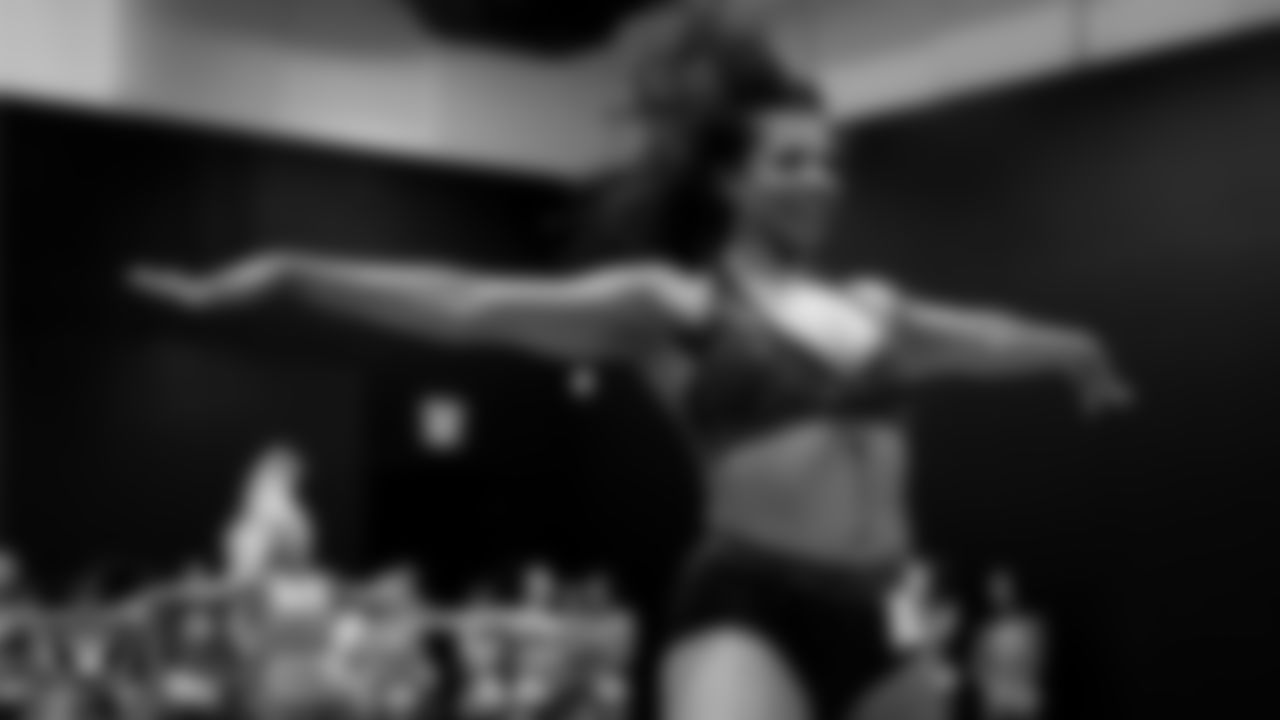 A dancer during a recruitment clinic at The Studio.