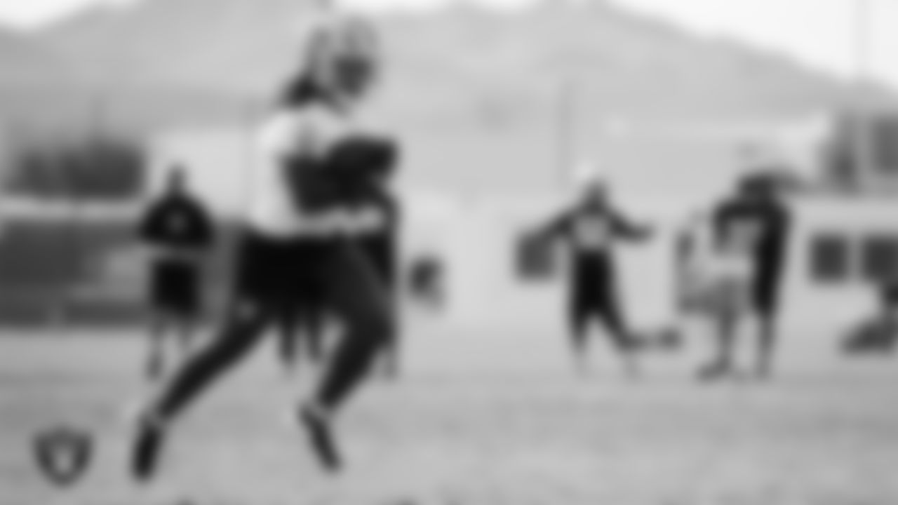 Las Vegas Raiders running back Ashton Jeanty (2) during practice at Intermountain Health Performance Center.