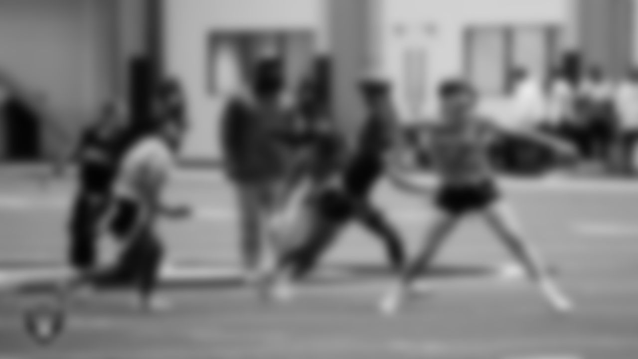 Athletes compete in 7-on-7 games during a Nike 11-On event at Intermountain Health Performance Center.