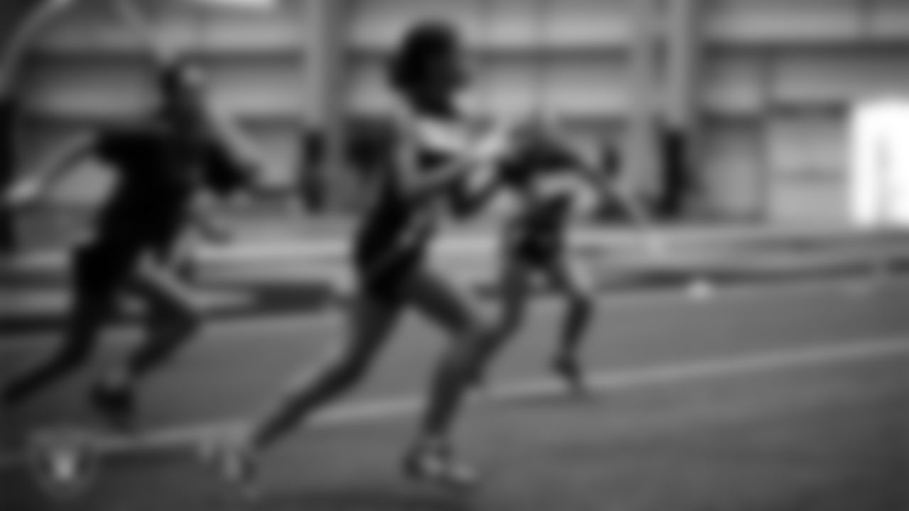 Athletes scrimmage during practice at Intermountain Health Performance Center.