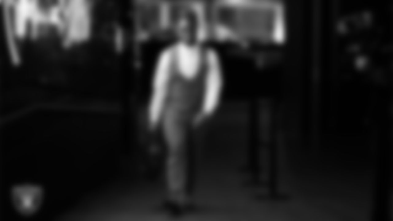 Las Vegas Raiders running back Ashton Jeanty (2) arrives to the regular season home game against the Dallas Cowboys at Allegiant Stadium.