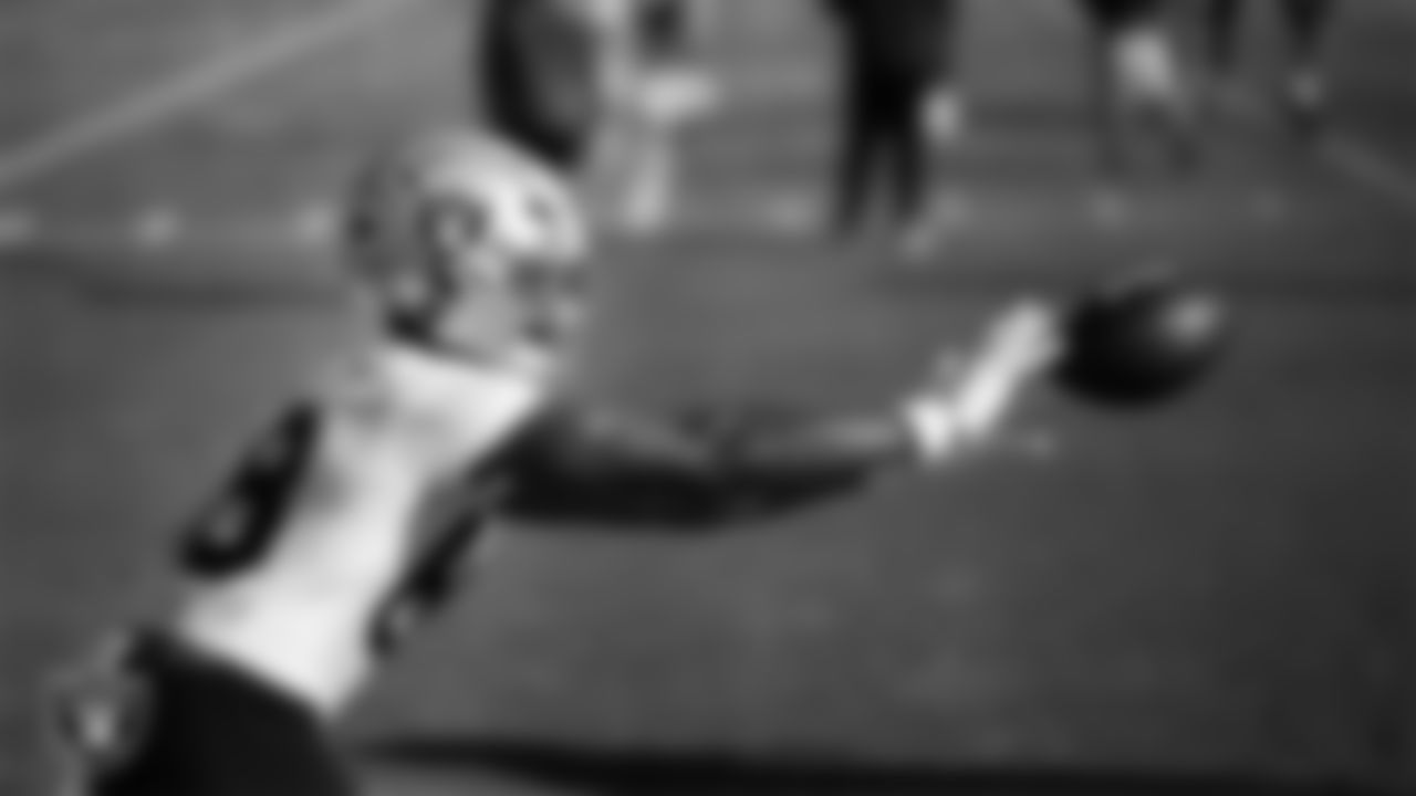 Las Vegas Raiders wide receiver Justin Shorter (88) during practice at Intermountain Health Performance Center.