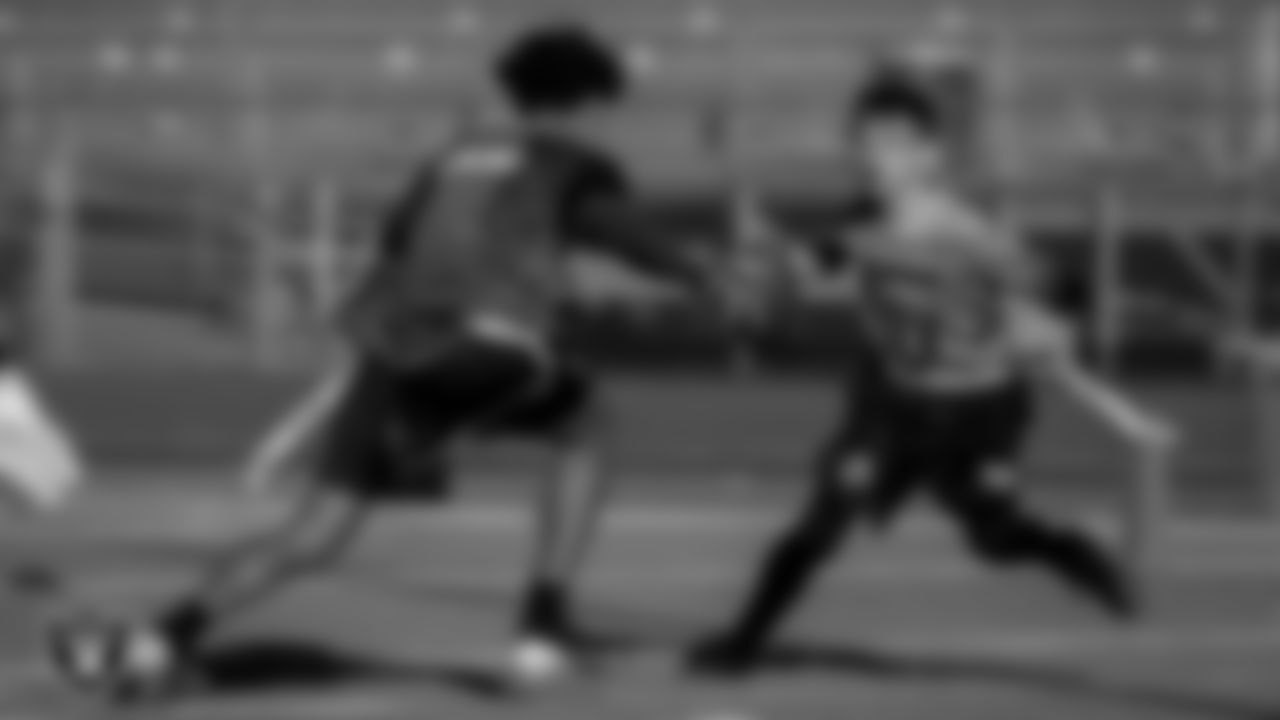 Athletes during Silver and Black Saturday at Liberty High School.