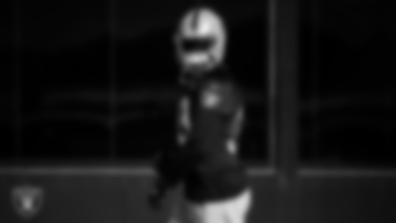 Las Vegas Raiders linebacker Jamal Adams (33) during practice at Intermountain Health Performance Center.