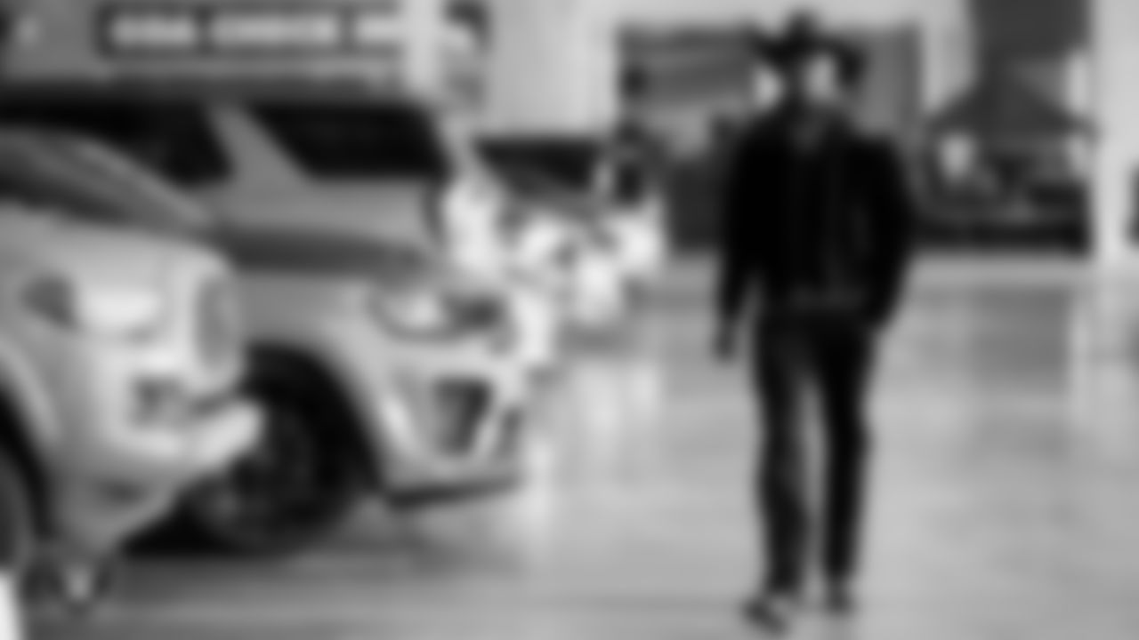 Las Vegas Raiders cornerback Decamerion Richardson (25) arrives to the regular season home game against the Denver Broncos at Allegiant Stadium.