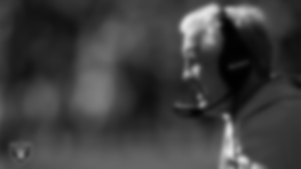 Las Vegas Raiders Head Coach Pete Carroll on the sidelines during the regular season away game against the Kansas City Chiefs at GEHA Field at Arrowhead Stadium.