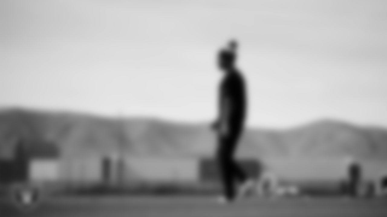 Las Vegas Raiders wide receiver Tyler Lockett (17) during practice at Intermountain Health Performance Center.