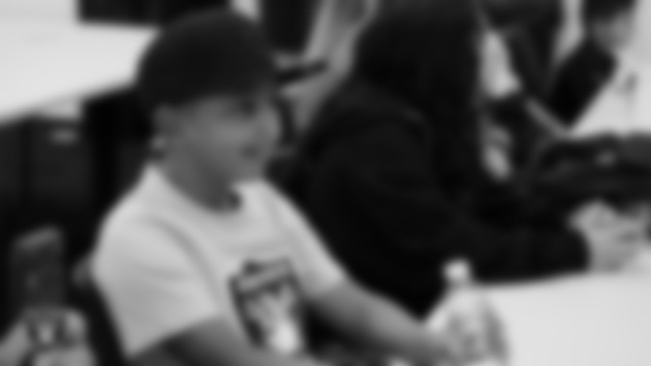 Christopher Arias from Make-A-Wish in the Ubeo press conference room during a visit to Intermountain Health Performance Center.