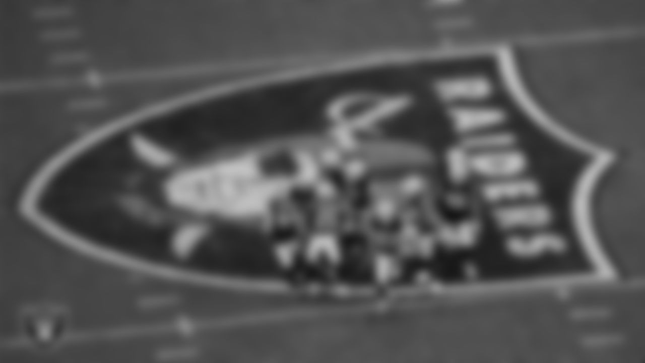 The Las Vegas Raiders special teams during the regular season home game against the Dallas Cowboys at Allegiant Stadium.