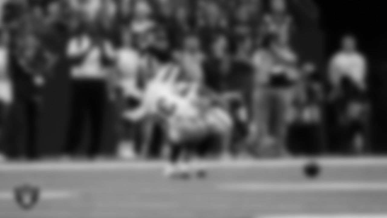 Las Vegas Raiders cornerback Kyu Blu Kelly (36) during the regular season away game against the Indianapolis Colts at Lucas Oil Stadium.