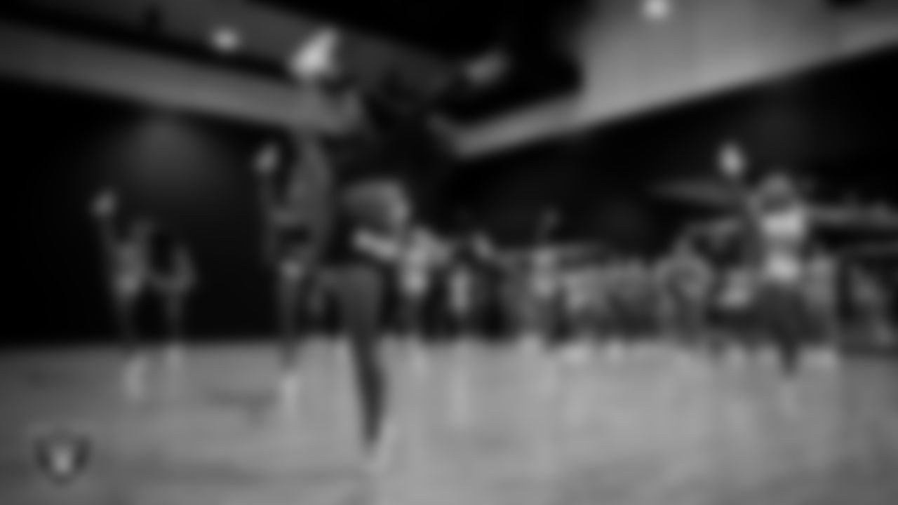 A dancer during a recruitment clinic at The Studio.