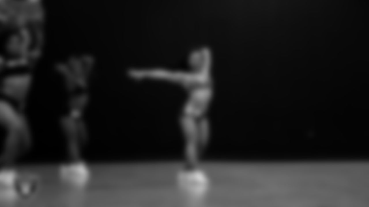 A dancer during a recruitment clinic at The Studio.