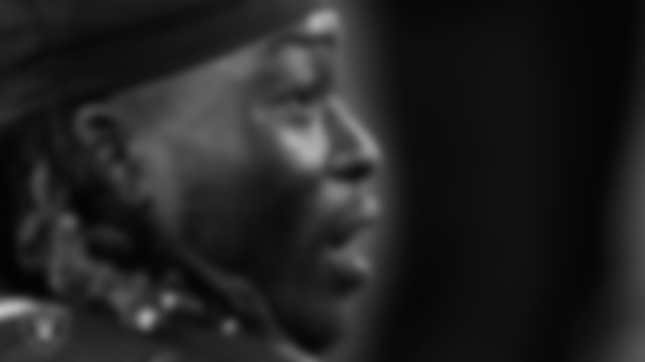 Las Vegas Raiders running back Ashton Jeanty (2) on the bench during the regular season home game against the Dallas Cowboys at Allegiant Stadium.