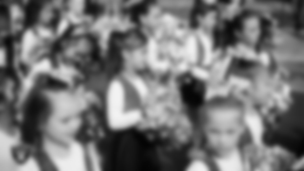 The Junior Raiderettes during the Veterans Day Parade in Downtown Las Vegas.