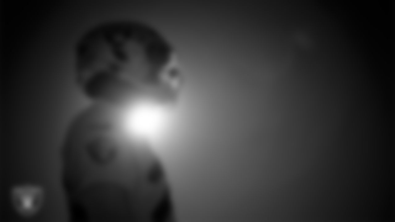 Las Vegas Raiders cornerback Darien Porter (26) during practice at Intermountain Health Performance Center.