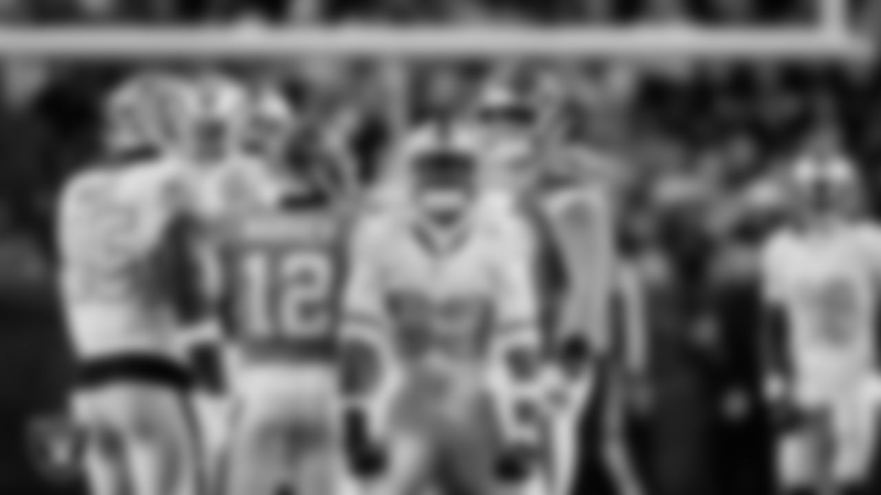 Las Vegas Raiders linebacker Jamal Adams (33) celebrates after making a tackle during the regular season away game against the Denver Broncos at Empower Field at Mile High.