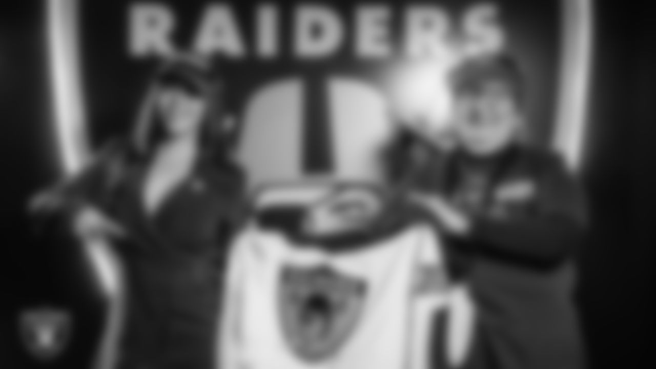 Las Vegas Raiders fan Barbara Estrada from Mexico City is named the International Fan of the Year.