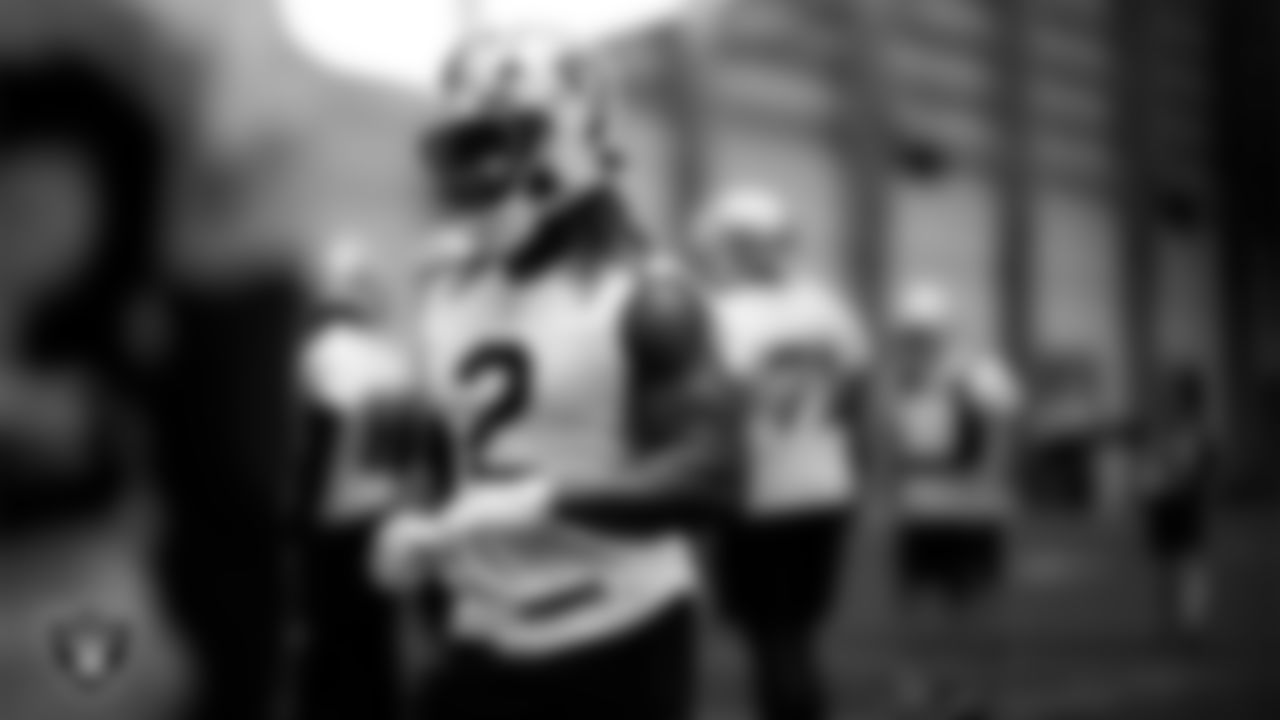 Las Vegas Raiders running back Ashton Jeanty (2) at an Organized Team Activity (OTA) at Intermountain Health Performance Center.
