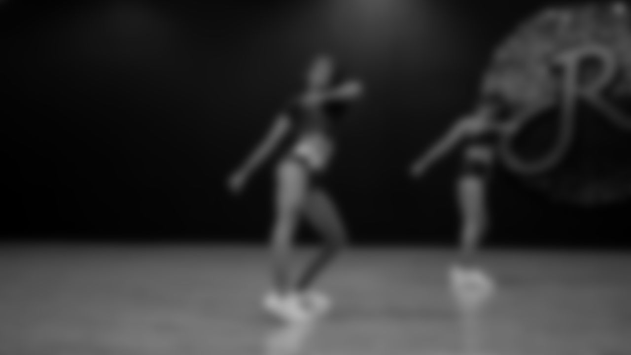 A dancer during a recruitment clinic at The Studio.