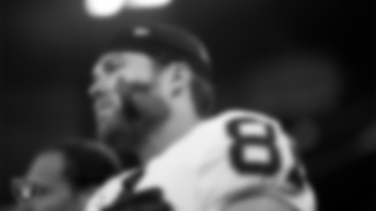 Las Vegas Raiders wide receiver Alex Bachman (81) during the national anthem before the regular season away game against the Indianapolis Colts at Lucas Oil Stadium.