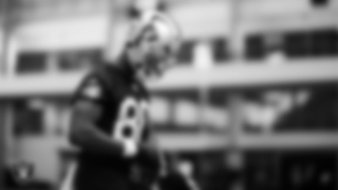 Las Vegas Raiders wide receiver Justin Shorter (88) during practice at Intermountain Health Performance Center.