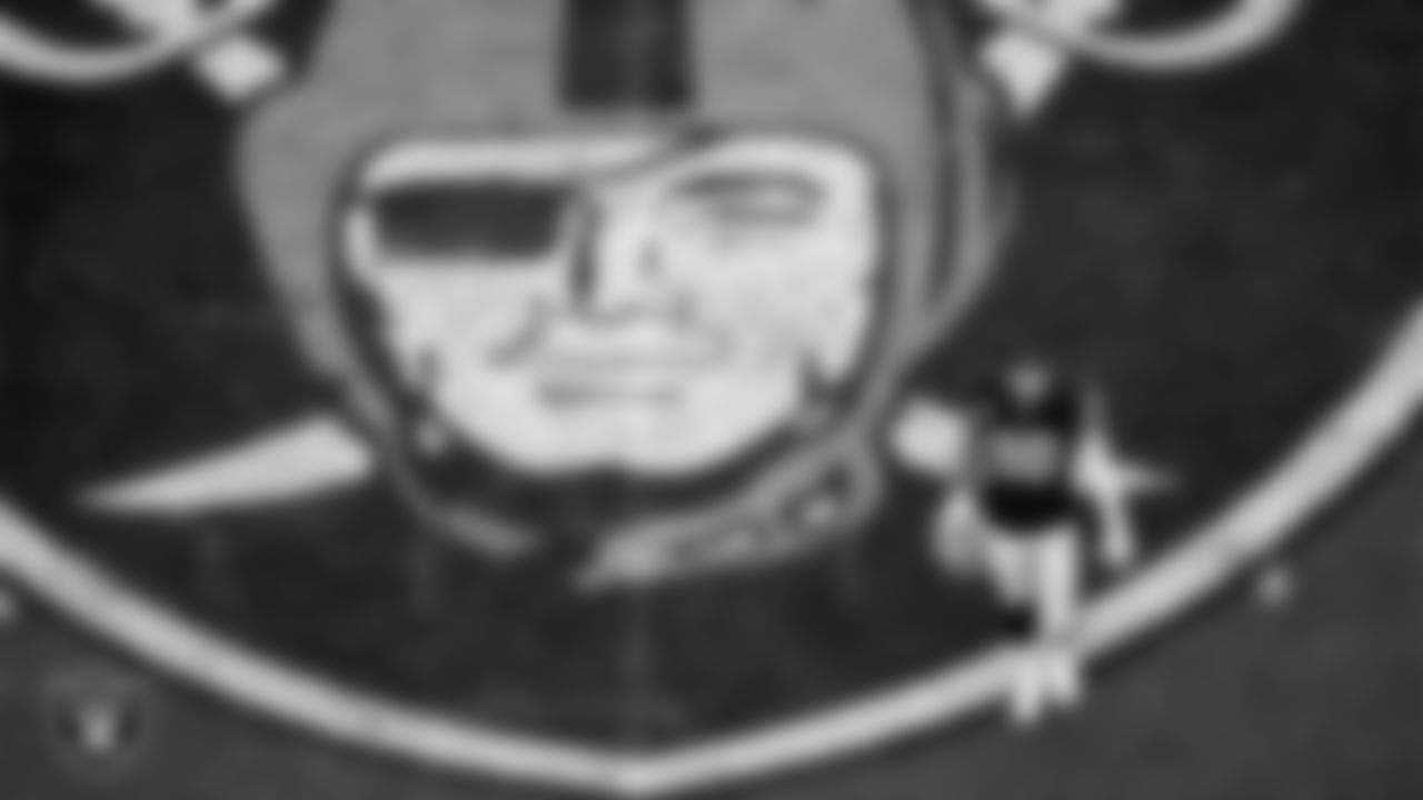 Las Vegas Raiders defensive end Maxx Crosby (98) on the field during the regular season home game against the Denver Broncos at Allegiant Stadium.