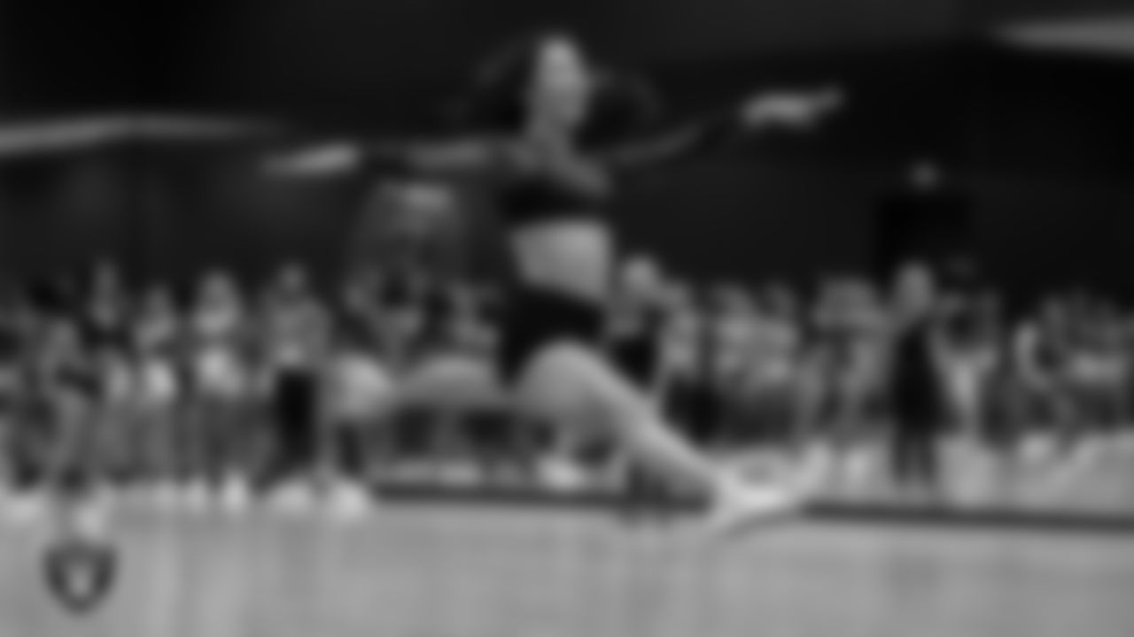 A dancer during a recruitment prep-clinic at The Studio.