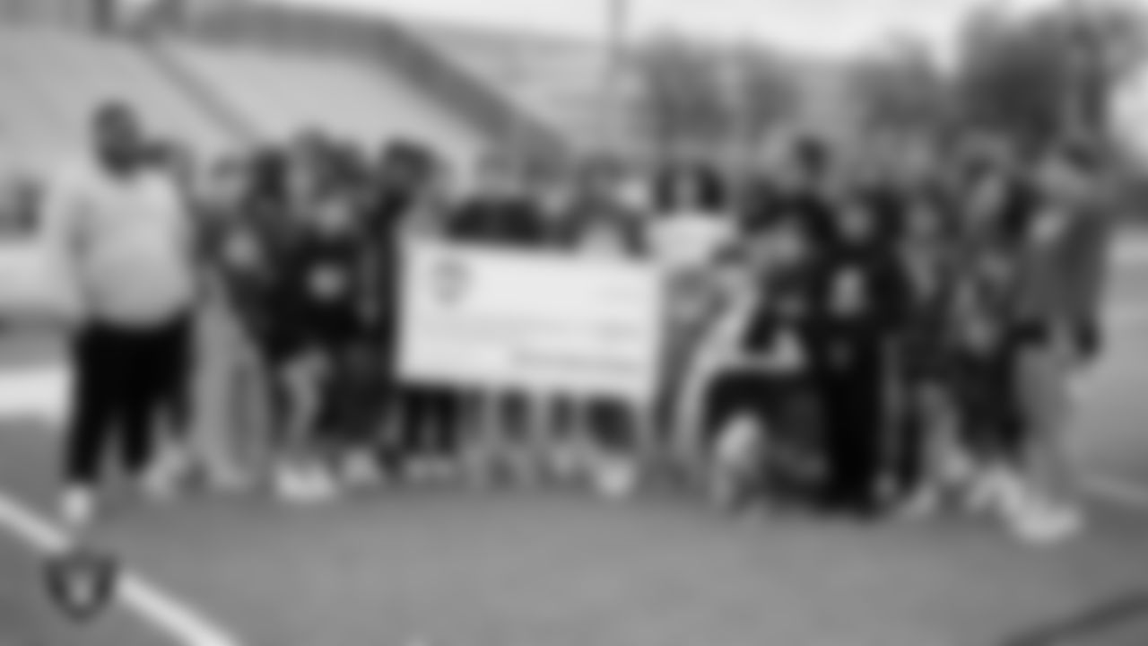 The Sierra Vista High School flag football team poses for a photo during practice at Sierra Vista High School.