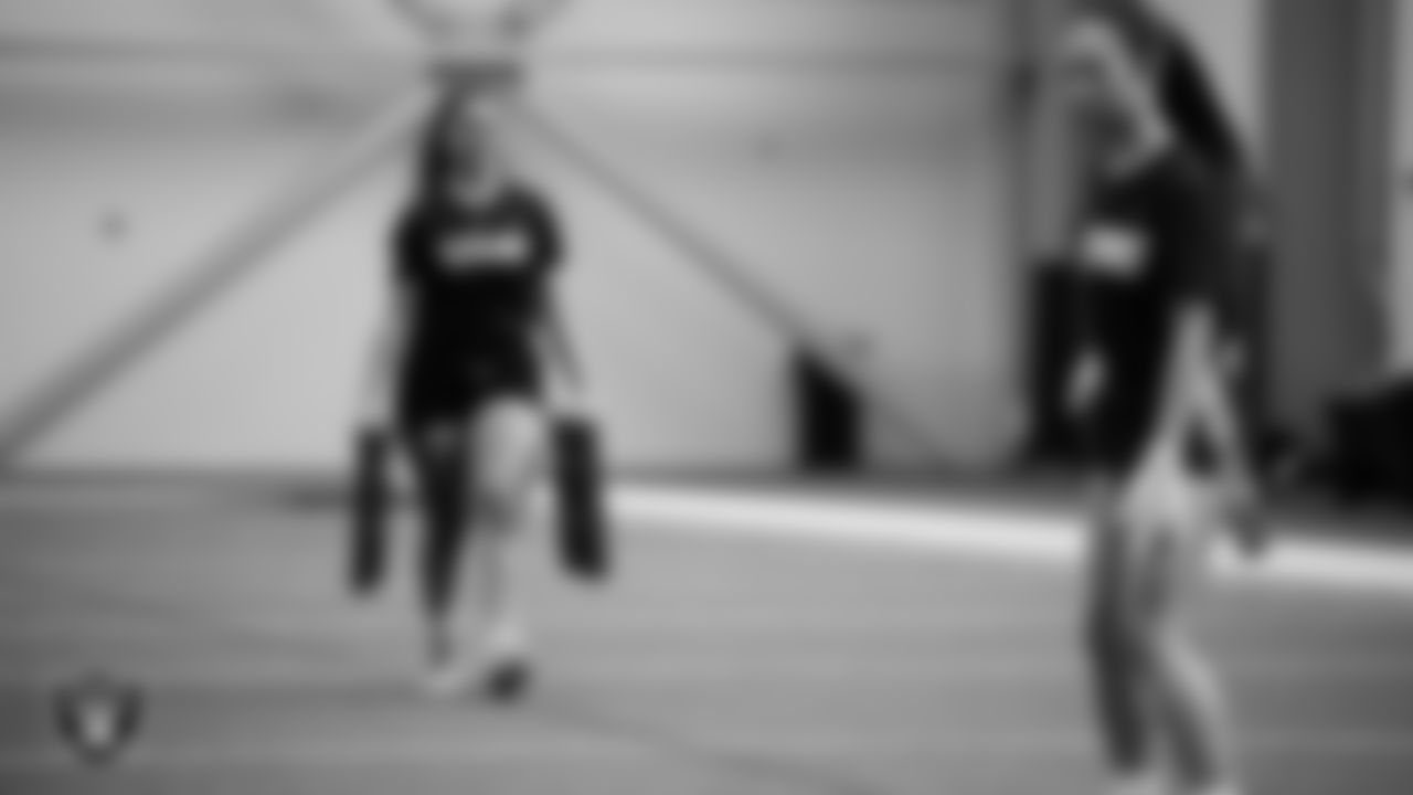 Athletes compete in a relay race during a Nike 11-On event at Intermountain Health Performance Center.