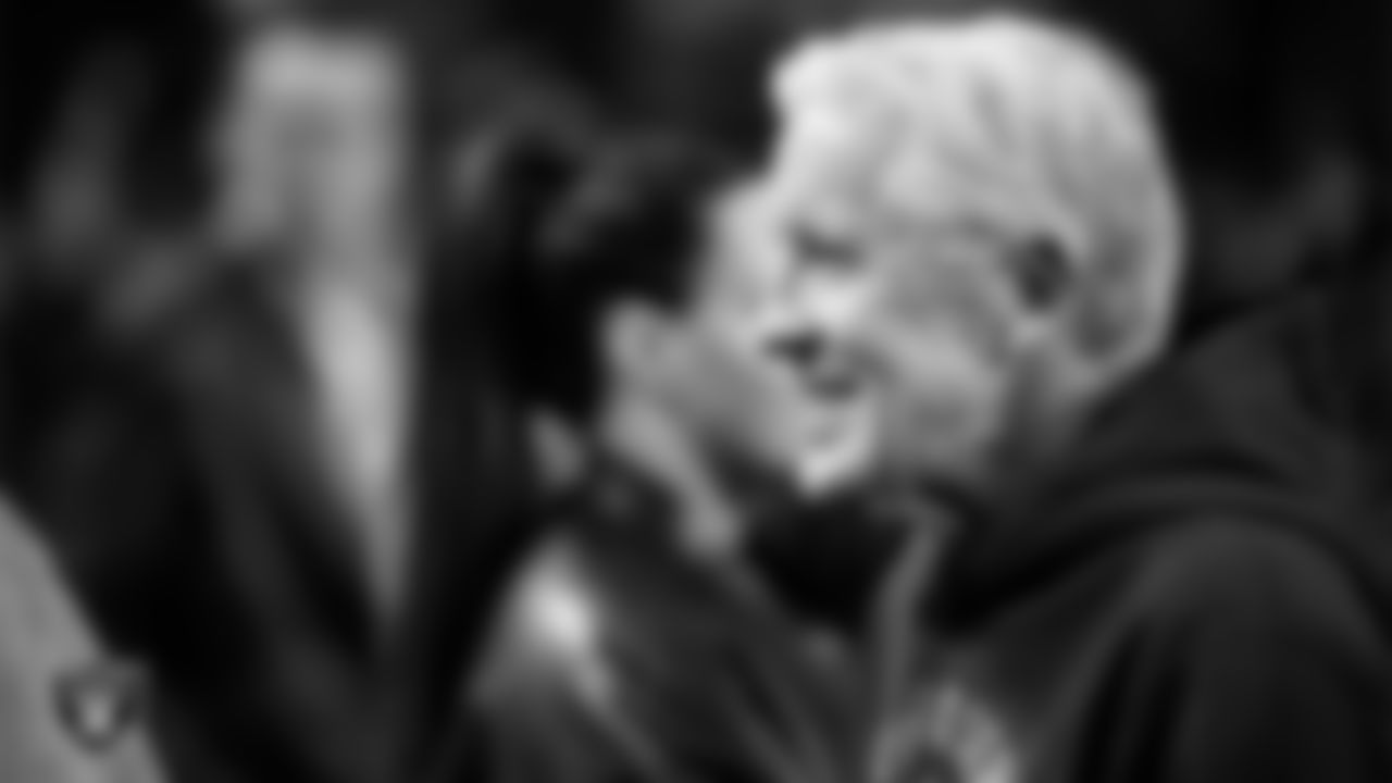 Las Vegas Raiders Head Coach Pete Carroll before the regular season home game against the Dallas Cowboys at Allegiant Stadium.