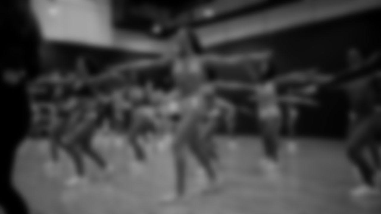 A dancer during a recruitment clinic at The Studio.