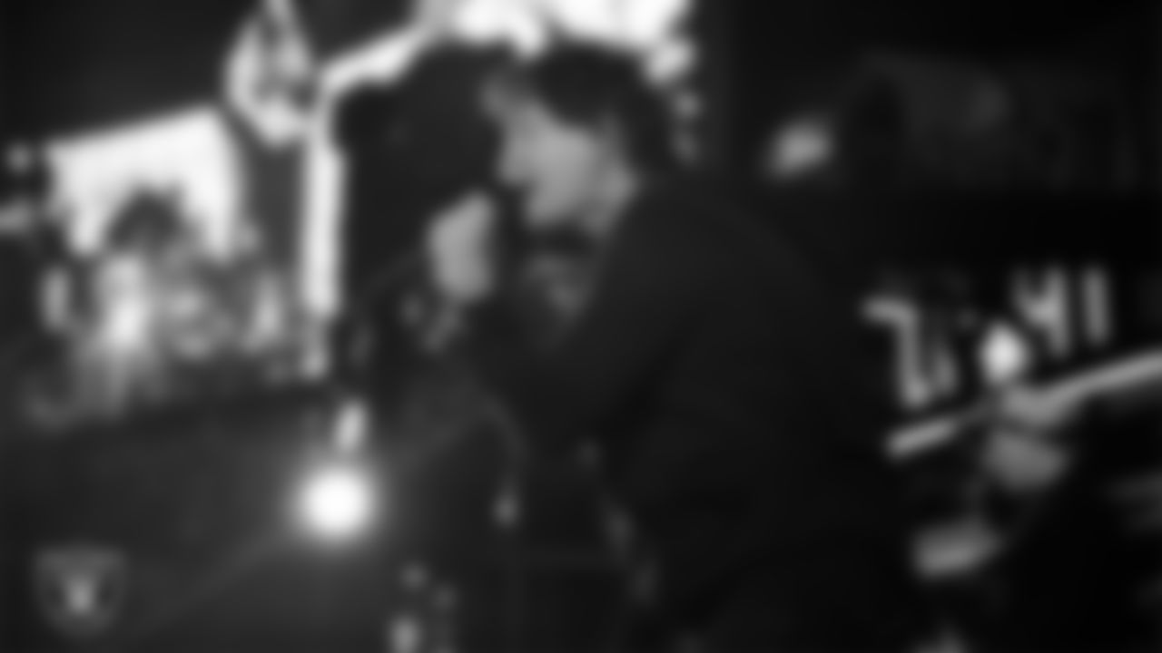 Rock band Third Eye Blind performs during halftime at the Las Vegas Raiders' regular season home game against the Kansas City Chiefs at Allegiant Stadium.