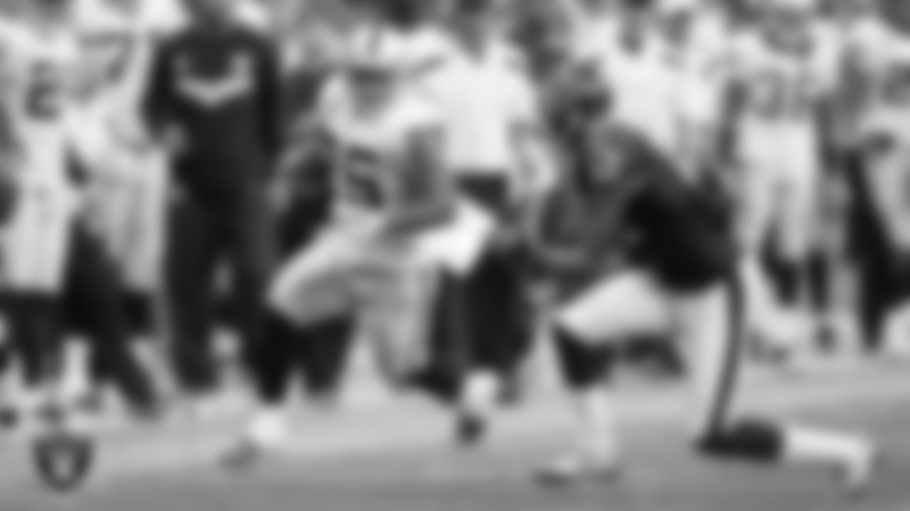 Oakland Raiders running back Rock Cartwright (25) during the regular season away game against the Houston Texans at NRG Stadium, Sunday, October 9, 2011, in Houston, Texas.