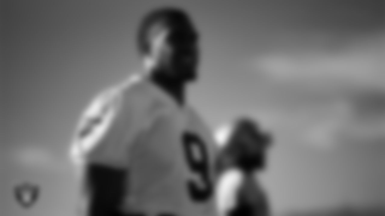 Las Vegas Raiders defensive end Tyree Wilson (9) during practice at Intermountain Health Performance Center.