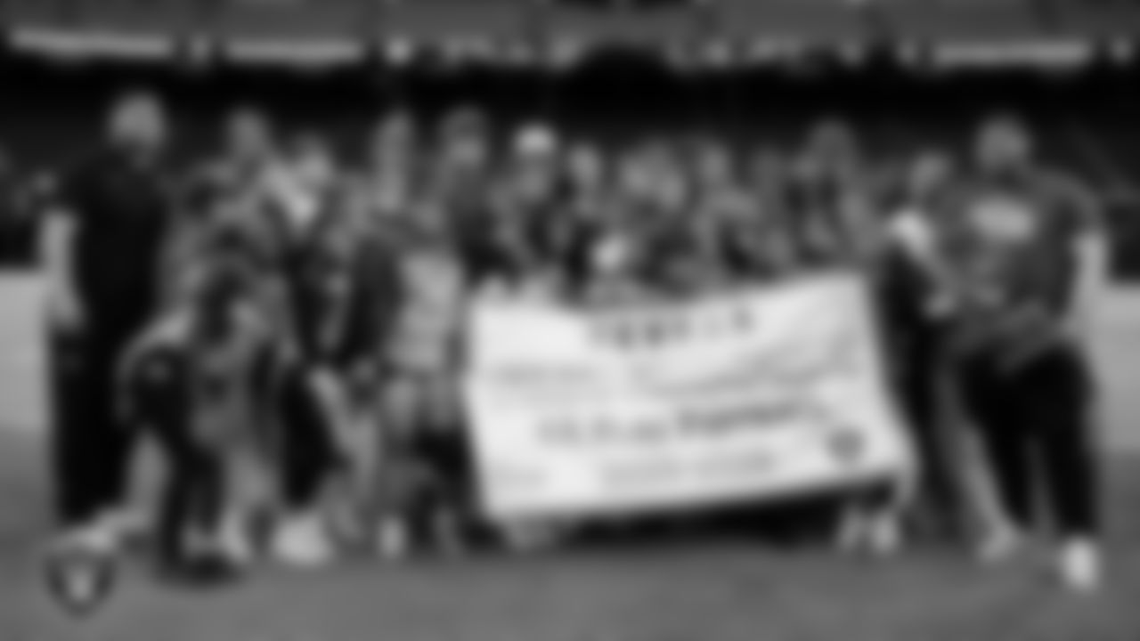 The Sierra Vista High School flag football team poses for a photo after winning the NIAA 4A Flag Football State Championship game at Allegiant Stadium.