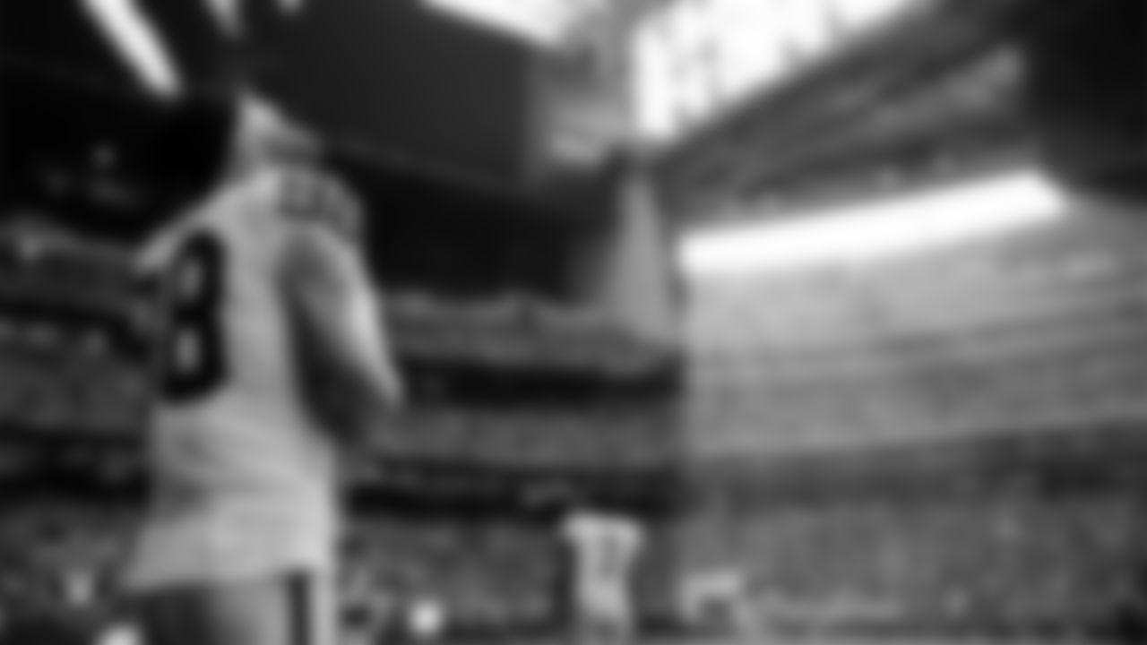 Las Vegas Raiders defensive end Maxx Crosby (98) on the sidelines before the regular season away game against the Houston Texans at NRG Stadium.