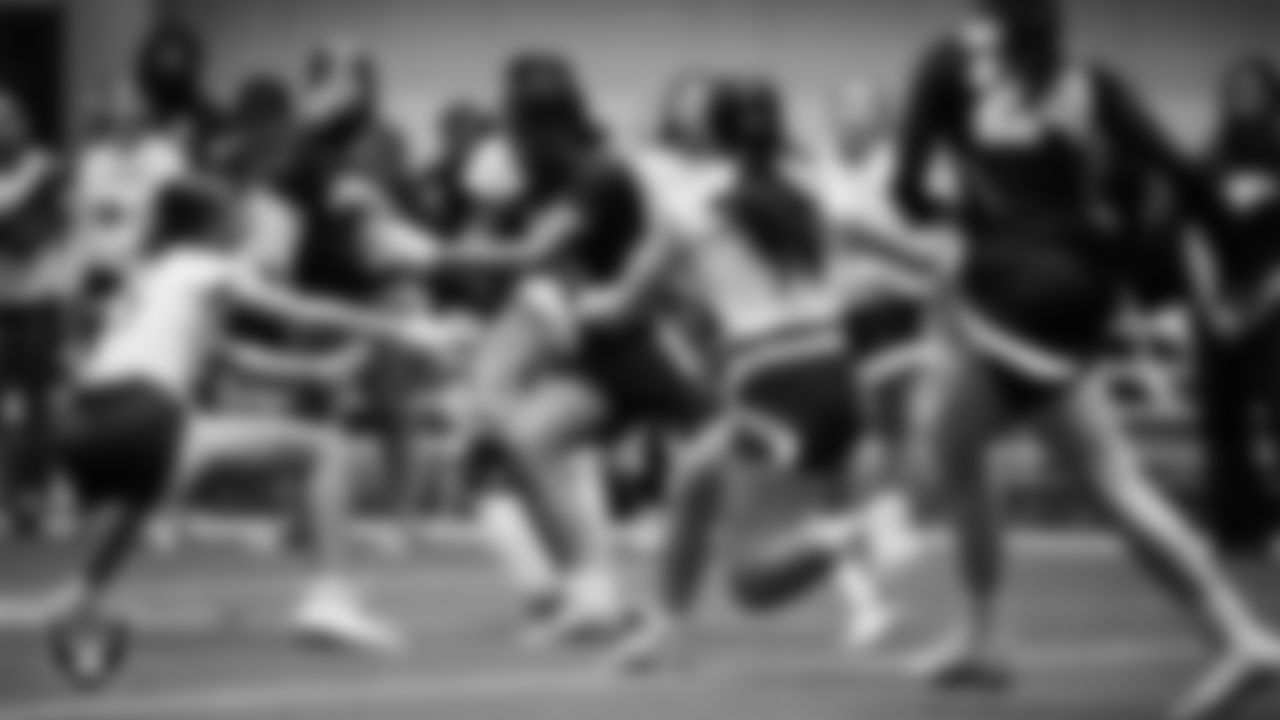 Arizona State University and La Sierra University face off in a flag football game at Intermountain Health Performance Center.