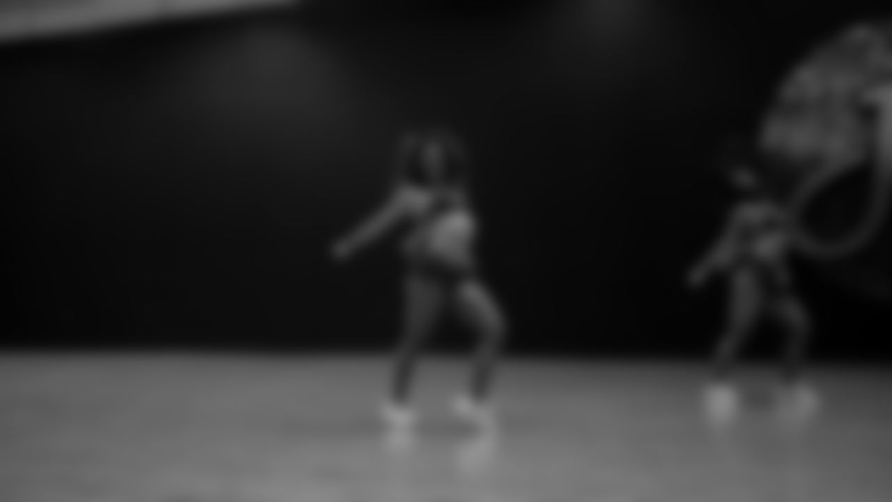 A dancer during a recruitment clinic at The Studio.