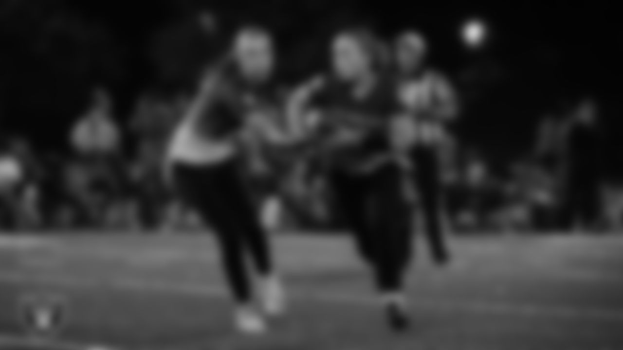 Athletes compete in a 2025 Middle School Flag Football Championship game at All American Park.