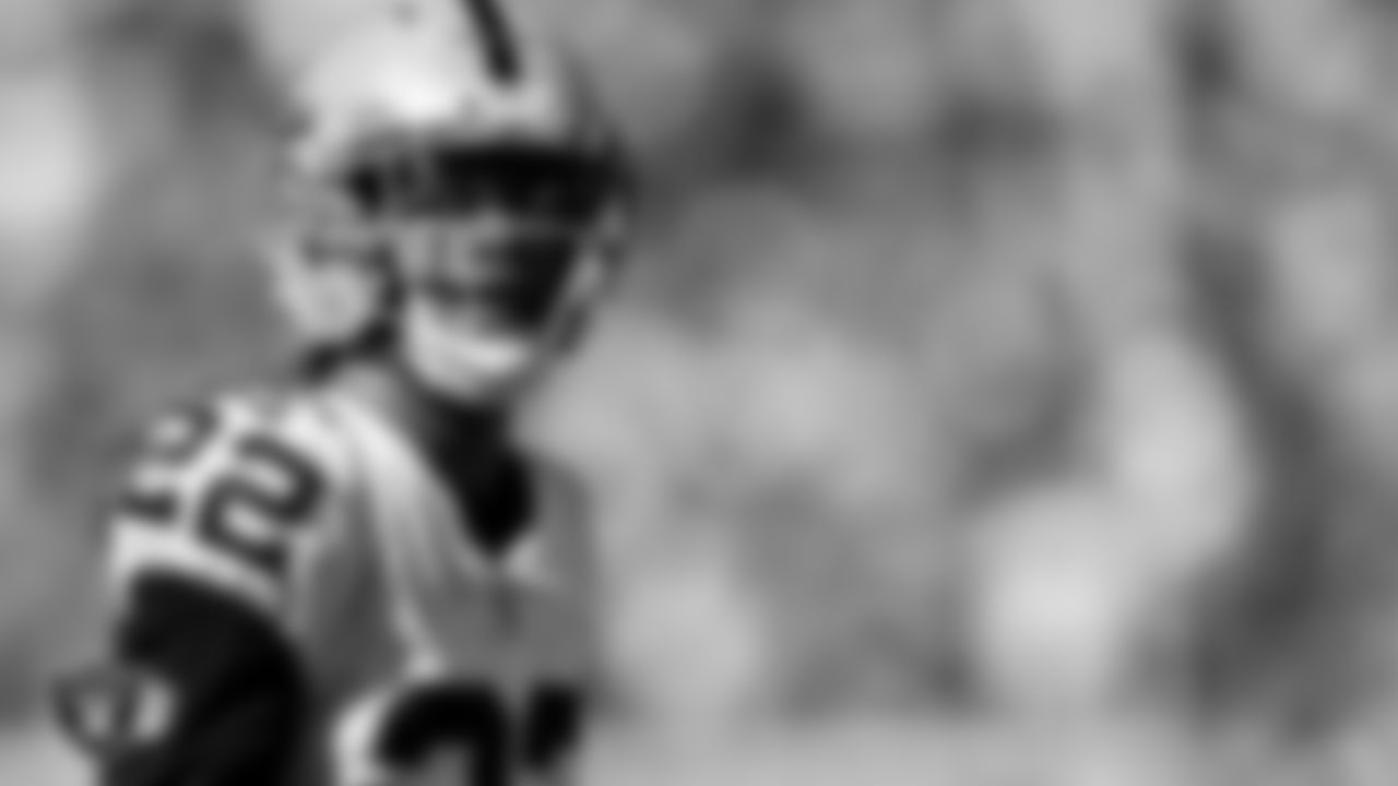 Las Vegas Raiders cornerback Eric Stokes (22) during the regular season away game against the Kansas City Chiefs at GEHA Field at Arrowhead Stadium.