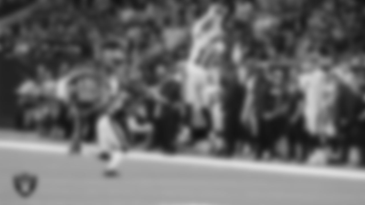 Oakland Raiders wide receiver Tyrell Williams (16) during the regular season game against the Houston Texans at NRG Stadium, Sunday, October 27, 2019, in Houston, Texas.