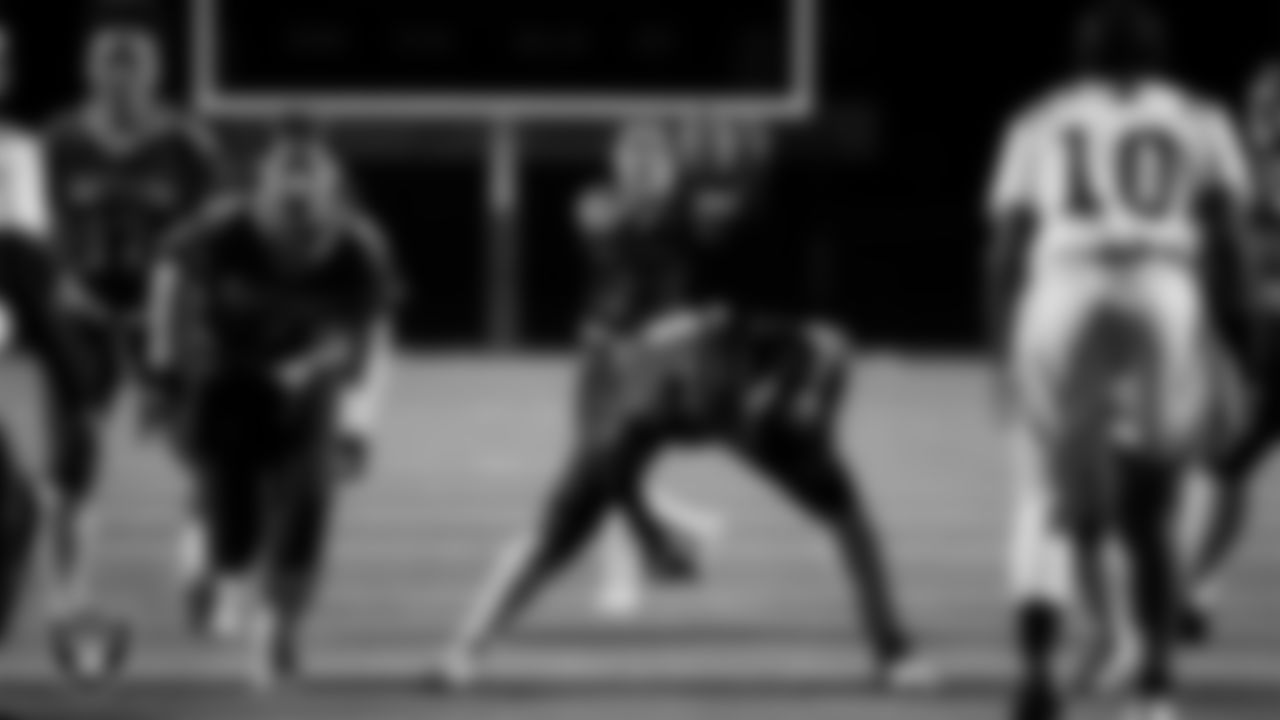 Green Valley High School hosts Del Sol Academy of the Performing Arts during the Las Vegas Raiders' High School Flag Football Showcase game at Green Valley High School.