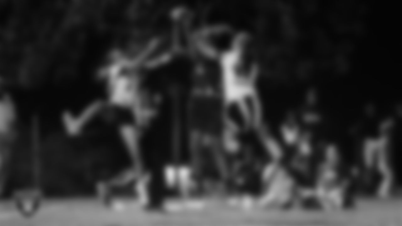 Athletes compete in a 2025 Middle School Flag Football Championship game at All American Park.