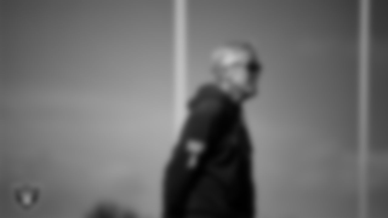 Las Vegas Raiders Head Coach Pete Carroll during practice at Intermountain Health Performance Center.