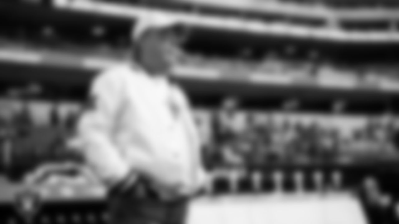 Las Vegas Raiders Owner Mark Davis before the regular season away game against the Los Angeles Chargers at SoFi Stadium.